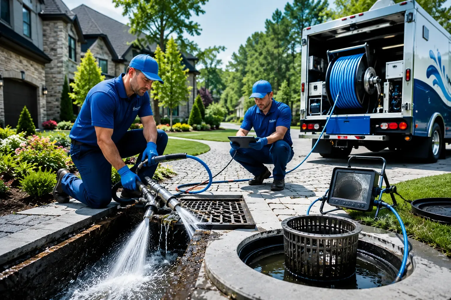 Local outdoor drain cleaning professionals in Saxon, WV